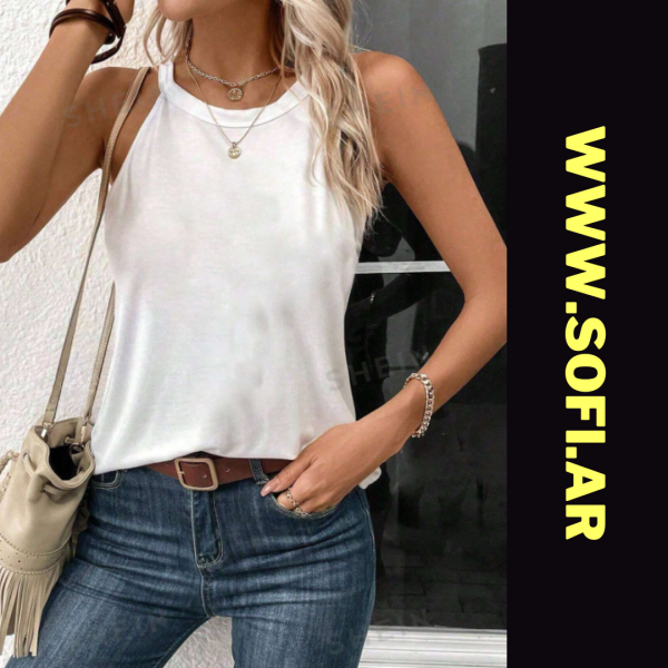 Musculosa cuello Halter