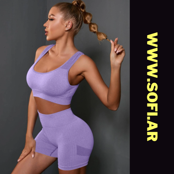 Conjunto de short y Top sin costura